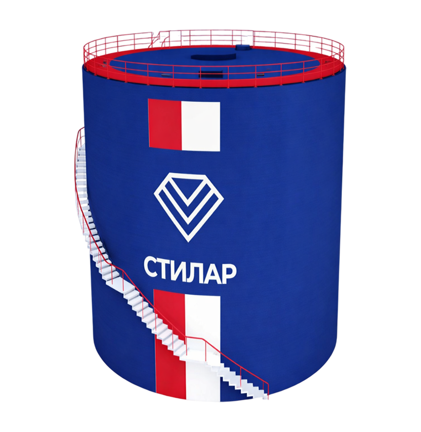 Цельносварной резервуар РВС для технической воды 40 м³ от завода-производителя